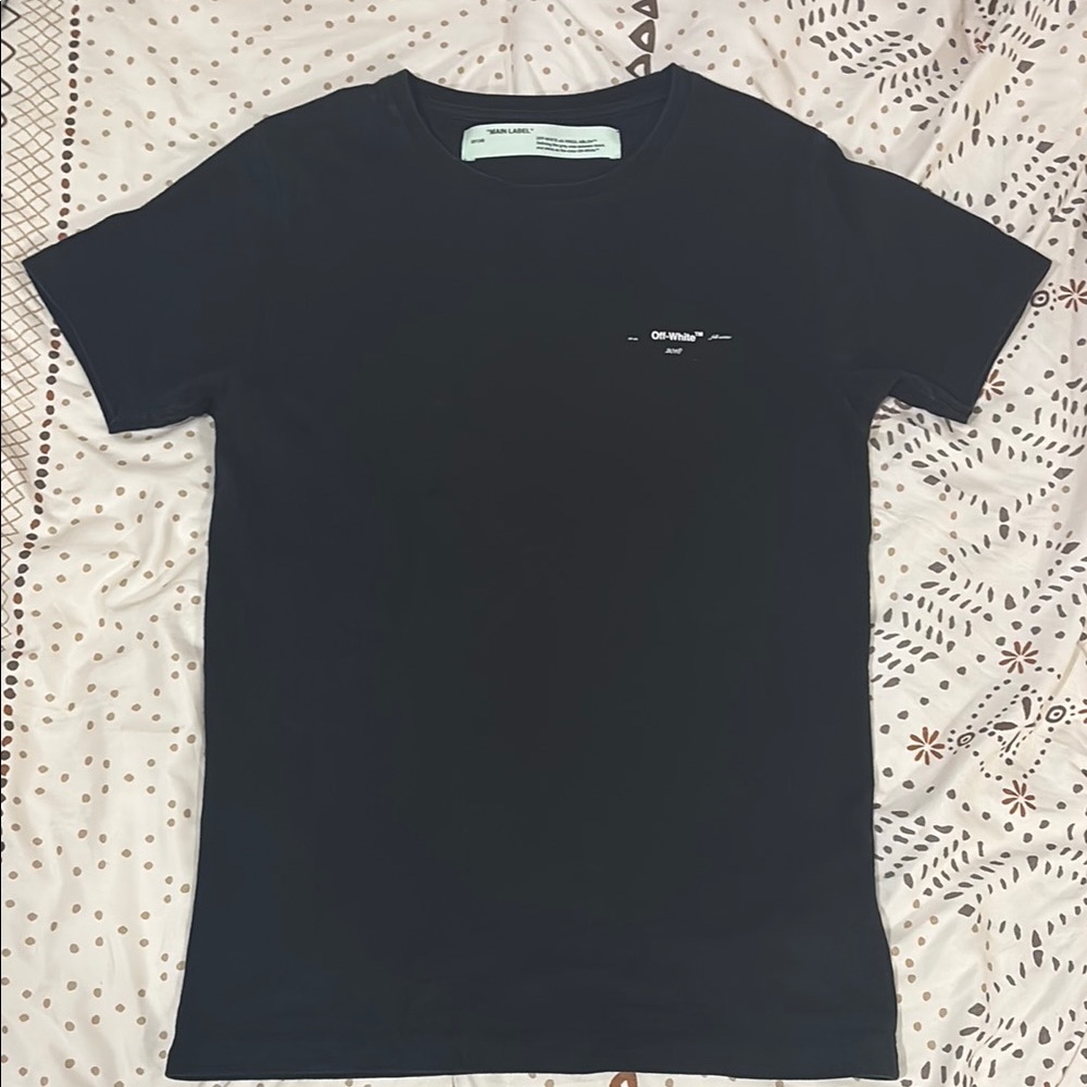 Off-White Black Short Sleeve Tee